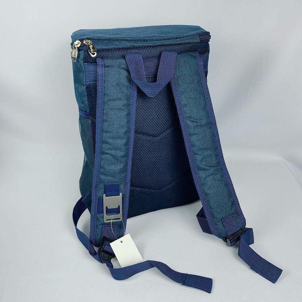 Mochila Térmica Cooler Capacidade 18 Litros Impermeável Portátil Piquenique Quente Frio Com Abridor De Garrafa azul - 2