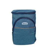 Mochila Térmica Cooler Capacidade 18 Litros Impermeável Portátil Piquenique Quente Frio Com Abridor De Garrafa azul - 1