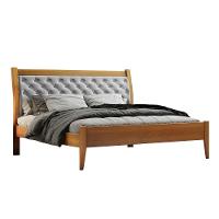 Cama Queen 160cm Vivare Amêndoa Mel Josandro Amêndoa Mel - 1