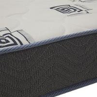 Cama Solteiro Simba Areia Fosco Pés Amadeirado Com Colchão D33 Reller Móveis - 2