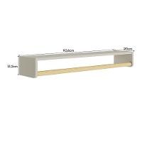 Prateleira Theo 93,6cm Areia Fosco/madeira Natural Reller Móveis - 4