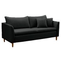 Sofá Living Kassia 2 Lugares 2,04m Grafite Lansofbr - 1