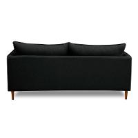 Sofá Living Kassia 2 Lugares 2,04m Grafite Lansofbr