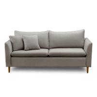 Sofá Living Kassia 2 Lugares 2,04m Prata Lansofbr - 6