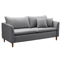 Sofá Living Kassia 2 Lugares 2,04m Azul Lansofbr - 1