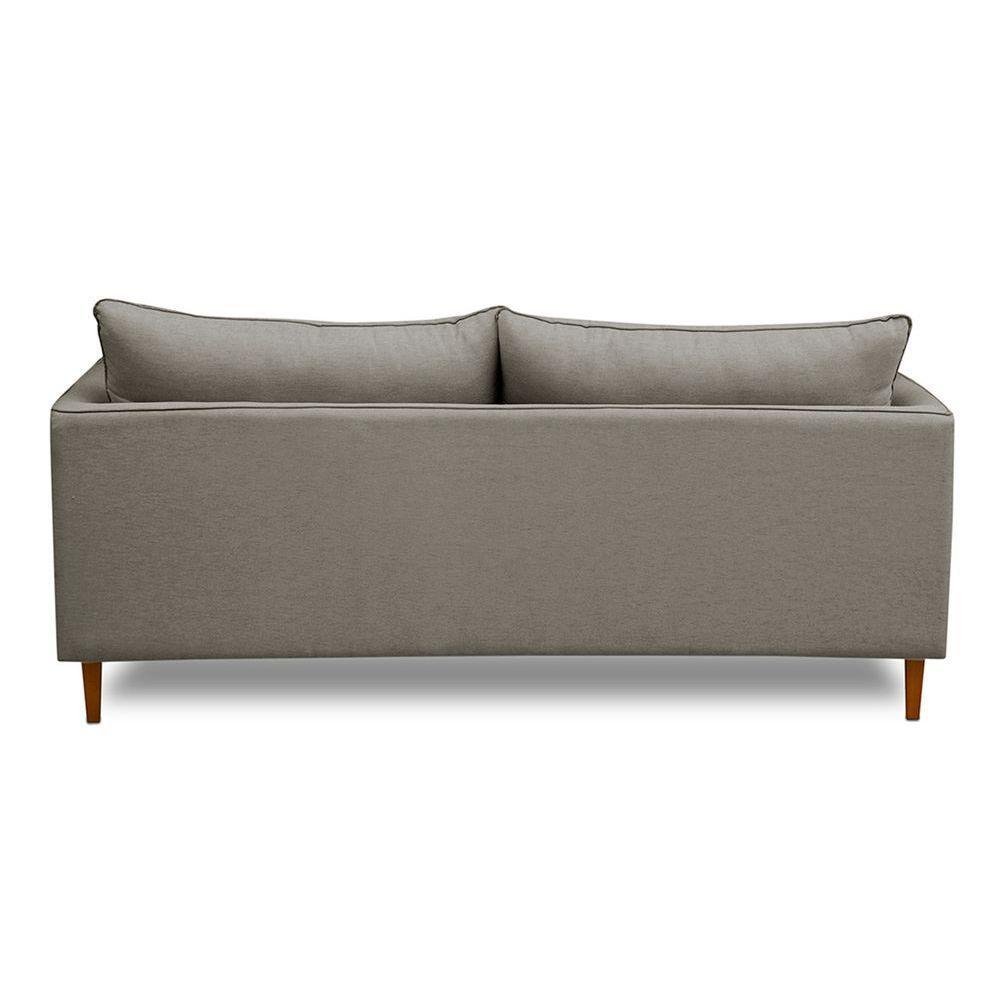 Sofá Living Kassia 2 Lugares 1,84m Prata Lansofbr - 3