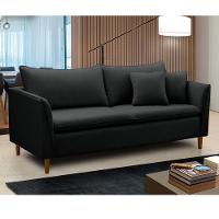 Sofá Living Kassia 2 Lugares 1,84m Prata Lansofbr - 1