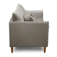 Sofá Living Kassia 2 Lugares 1,84m Prata Lansofbr - 5