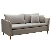 Sofá Living Kassia 2 Lugares 1,84m Prata Lansofbr - 6