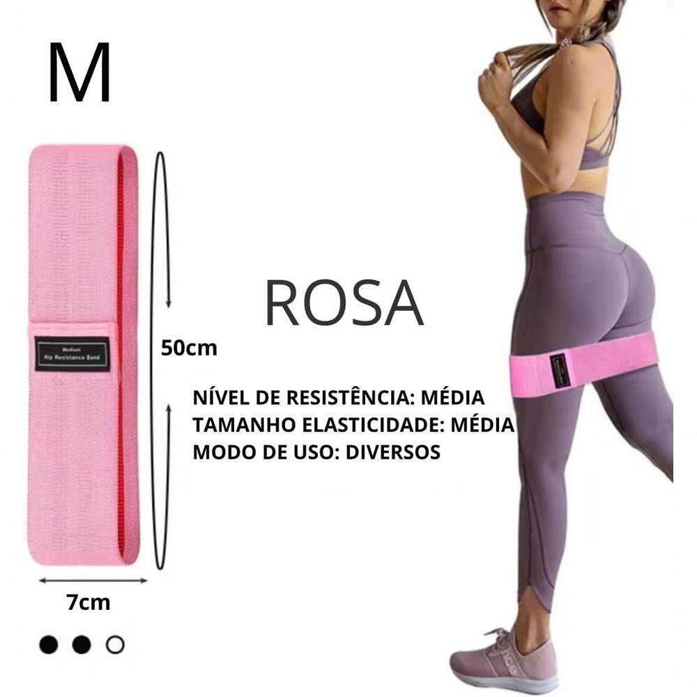 3 Faixas Elásticas Para Exercicio Treino Em Casa Theraband Elástico Extensor Fisioterapia - 2