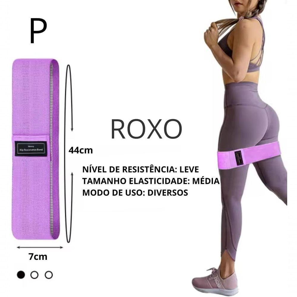 3 Faixas Elásticas Para Exercicio Treino Em Casa Theraband Elástico Extensor Fisioterapia - 3