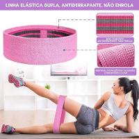 3 Faixas Elásticas Para Exercicio Treino Em Casa Theraband Elástico Extensor Fisioterapia - 5