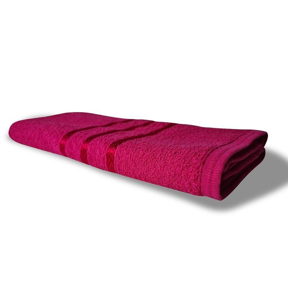Toalha De Banho Grande Verona 230g-m² 100% Algodão 70x125cm Rosa - 1