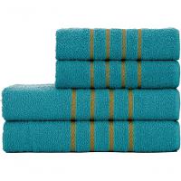 Jogo De Toalha 2 Banho + 2 Rosto Montreal 100% Algodão Alta Absorção Verde Claro - 1