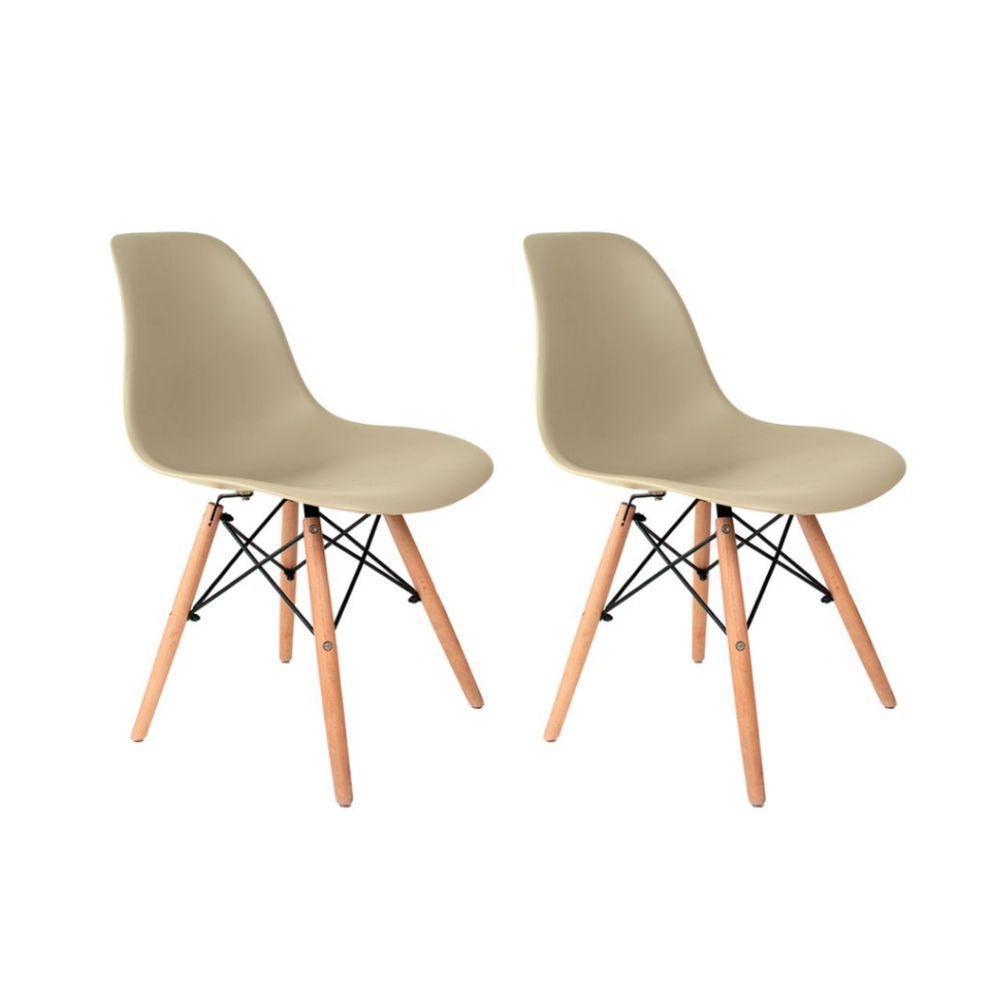 Conjunto 2 Cadeiras Eames Eiffel Dkr Movescan Fendi - 1