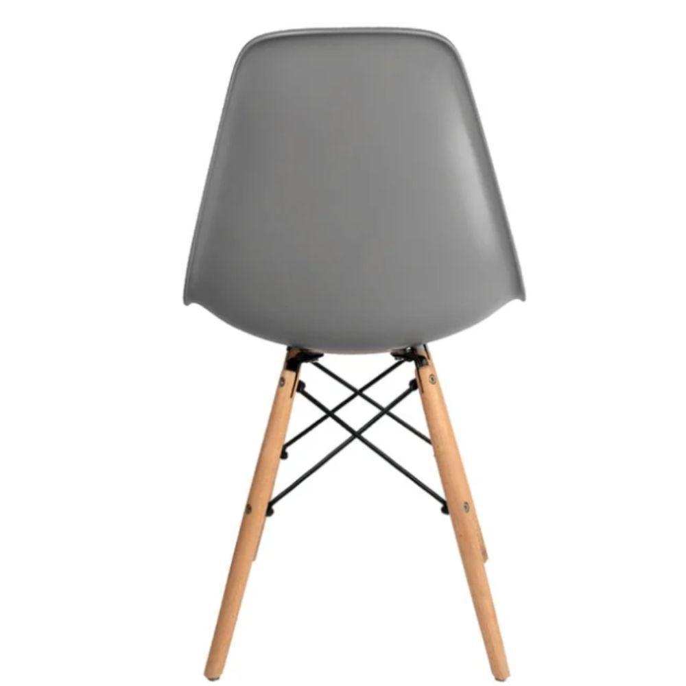Conjunto 4 Cadeiras Eames Eiffel Dkr Movescan Cinza - 4