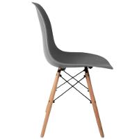 Conjunto 4 Cadeiras Eames Eiffel Dkr Movescan Cinza - 5