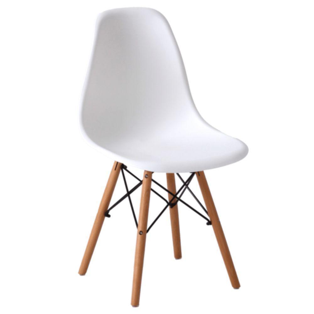 Conjunto 6 Cadeiras Eames Eiffel Dkr Movescan Branca - 4