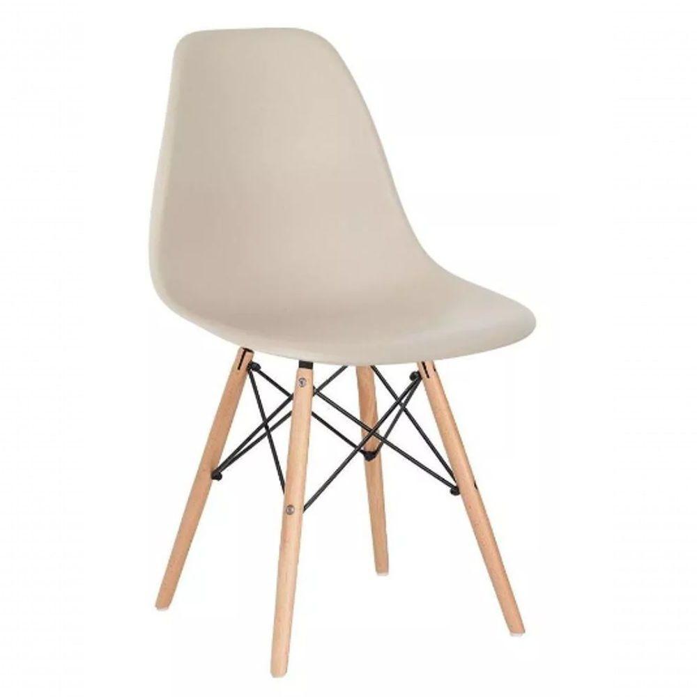 Conjunto 4 Cadeiras Eames Eiffel Dkr Movescan Nude - 2