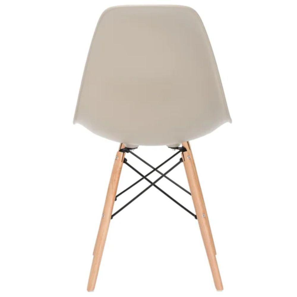 Conjunto 4 Cadeiras Eames Eiffel Dkr Movescan Nude - 3