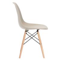 Conjunto 4 Cadeiras Eames Eiffel Dkr Movescan Nude
