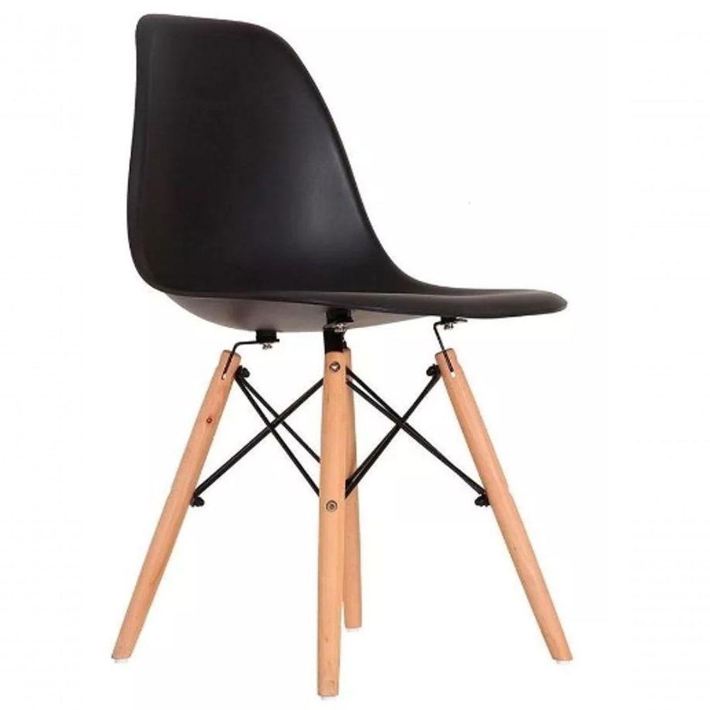 Conjunto 6 Cadeiras Eames Eiffel Dkr Movescan Preta - 5