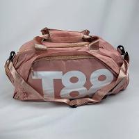 Bolsa Mala Esportiva Mochila Costa Transversal Fitness Treino Futebol Academia Viagem Impermeável rosa - 1