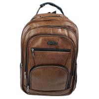 Mochila Multifuncional Masculina Para Notebook Com Ampla Capacidade E Alça Reforçada marromclaro - 1