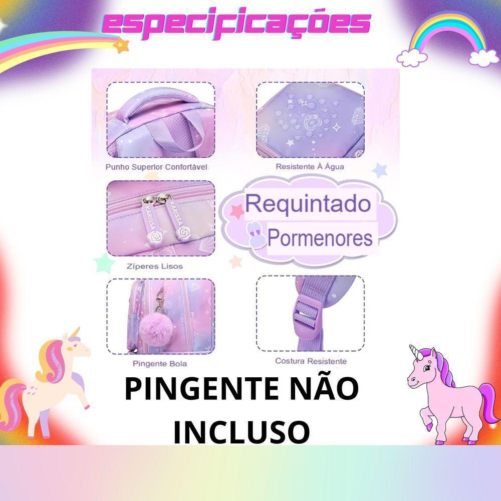 Mochila Escolar De Grande Capacidade Meninas Escola Material Escolar Volta As Aulas - 2