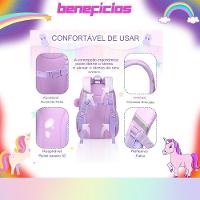 Mochila Escolar De Grande Capacidade Meninas Escola Material Escolar Volta As Aulas - 5