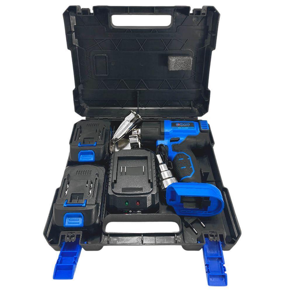 Soprador Térmico Portátil Com Display 21v + 3 Bocais De Metal Potente - 5