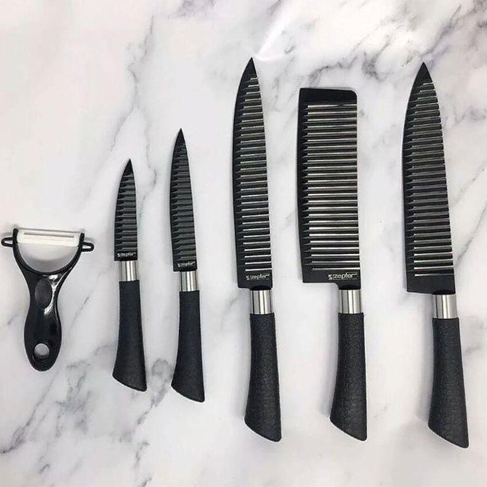 Conjunto 6 Facas Aço Inox - 5