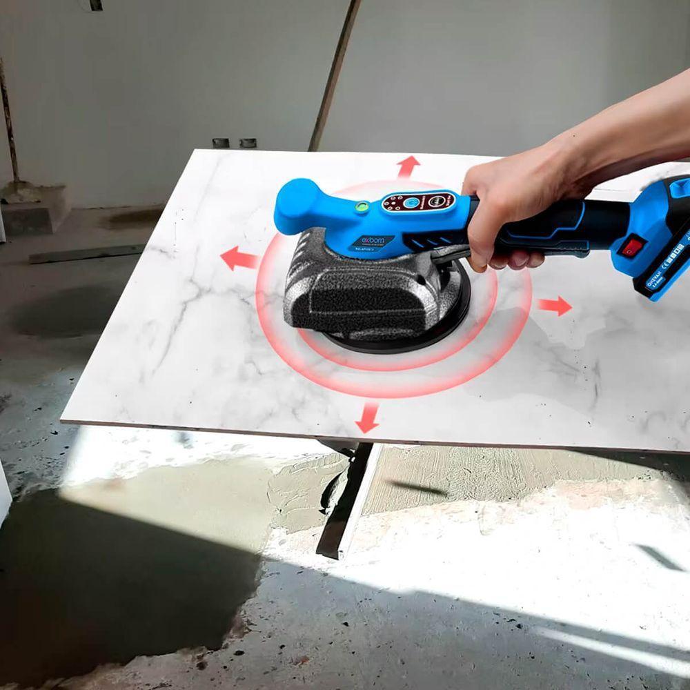 Máquina De Assentar Pisos E Azulejos Com Ventosa 80kg E Bateria 21v - 6
