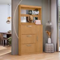 Sapateira Com Espelheira Porta-objetos Manu Naturalle - 1