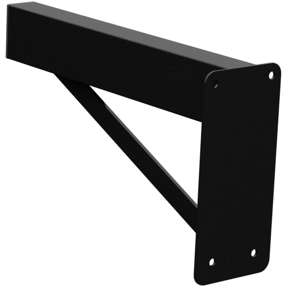 2 Suportes Pia Parafusar Bancada Aparador 30 Cm Preto - 5