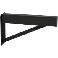 4 Suportes Pia Parafusar Bancada Aparador 30 Cm Preto - 5