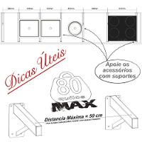 4 Suportes Pia Parafusar Bancada Aparador 30 Cm Preto - 6