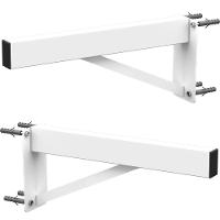 2 Suportes Pia Parafusar Bancada Aparador 30 Cm Branco - 1