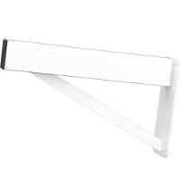 2 Suportes Pia Parafusar Bancada Aparador 30 Cm Branco - 5