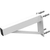 2 Suportes Pia Parafusar Bancada Aparador 30 Cm Branco - 9