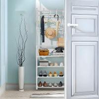 Sapateira Organizadora Com Ganchos 4 Prateleiras - Branco - 5