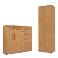 Conjunto De Cômoda E Multiuso Naturalle Para Quarto - 5