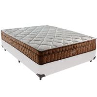 Cama Box Branco E Colchão Anjos Star Pillow In Molas Ensacadas Casal Anjos - 1