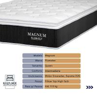 Cama Box Branco E Colchão Magnum Molas Ensacadas Queen Plumatex - 2