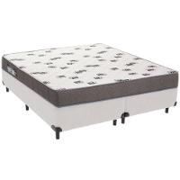 Cama Box Branco E Colchão Light Espuma D33 Queen Ortobom - 1
