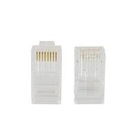 Conector Macho Rj-45 Evus Cat6 Utp 8x8 Pacote Com 100 C-099 - 1