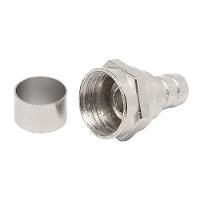 Conector Especial F Anel Rg-6 Crimpar - 1