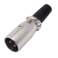 Conector Cannon De Microfone Macho Com Prensa - 2