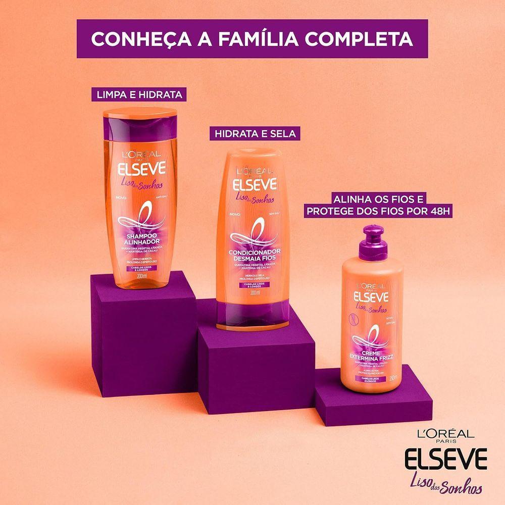 Shampoo L'oréal Paris Elseve Liso Dos Sonhos 200ml - 3
