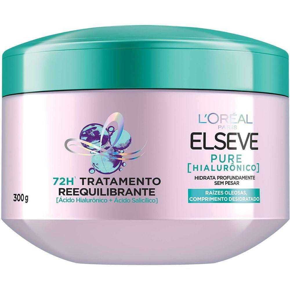 Máscara De Tratamento L'oréal Paris Elseve Pure Hialurônico 300gm - 1